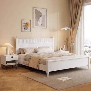 Armoire et commode de lit en bois King Queen Size cadre de lit en bois meubles de chambre meubles de maison ensemble de chambre à coucher - Product Image 4