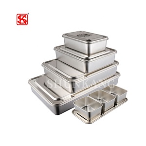 Ensemble de nouveaux pots à épices en acier inoxydable de style japonais avec boîtes à <span class=keywords><strong>condiments</strong></span> pour le stockage et le conteneur des aliments - Product Image 1