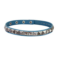 Collier ras-du-cou exclusif transfrontalier en cuir PU, style punk, avec rivets carrés, personnalisé et non-mainstream