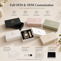 Boîte cadeau universelle minimaliste blanche pour parfum et rouge à lèvres, emballage haut-bas