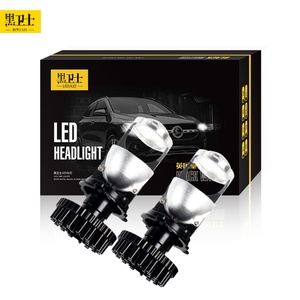Motorcycle <b>H4</b> 9003 Hi/Lo Beam LED Mini Projector Lens Car Styling Headlight Bulbs Automobile Lamp 6000K 8000LM Focused Light Y6 - Product Image 5