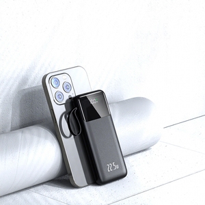 Caricabatterie Portatile LED Display 10000mAh a Basso Prezzo con Cavo Integrato Power Bank Ricarica Rapida USB C per iPhone Tablet Android - Product Image 6