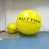 Ballon de padel gonflable personnalisé avec logo, ballon de sport surdimensionné pour tournoi de padel/activation de marque/club/court de padel/événements