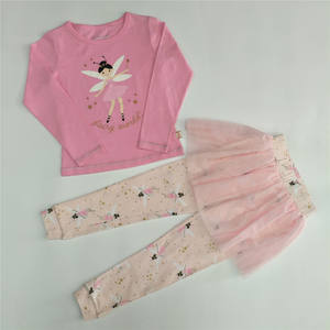 Ropa Infantil al por Mayor, Conjuntos de Pijamas de Algodón con Estampado de Princesa para Niñas, Pijamas con Pantalones con Estampado Completo para Niños, Ropa Hermosa - Product Image 4