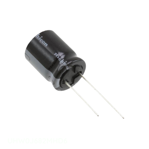 Condensador Original de Orificio Pasante UHW0J682MHD6, Aluminio, 6800uF, 20%, 6.3V, Radial, 6800 uF - Product Image 1