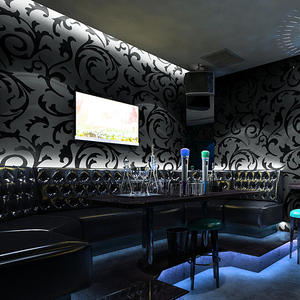 Papier peint moderne en PVC ignifuge et imperméable pour salon, salles de karaoké, bars, couloir 3D stéréo, fond de <span class=keywords><strong>mur</strong></span> scintillant - Product Image 5