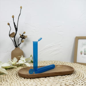 Tubo superior pop de plástico pretransparente a prueba de niños personalizado con tapas de compresión para un buen almacenamiento - Product Image 4