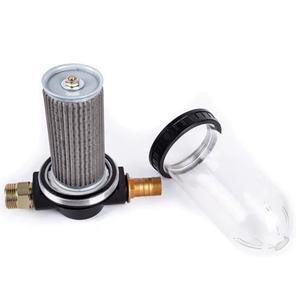 Nouveau séparateur d'eau de carburant diesel transparent de 1 pouce, lavable et réutilisable, distributeur de carburant, filtre à huile pour pompe à engrenages - Product Image 2