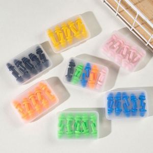 Custom Eco-Friendly Swim Earplugs Set Noise Cancelling Silicone Earplugs for Swimming Sleeping & Industrial Use-Bulk Pack - Product Image 4
