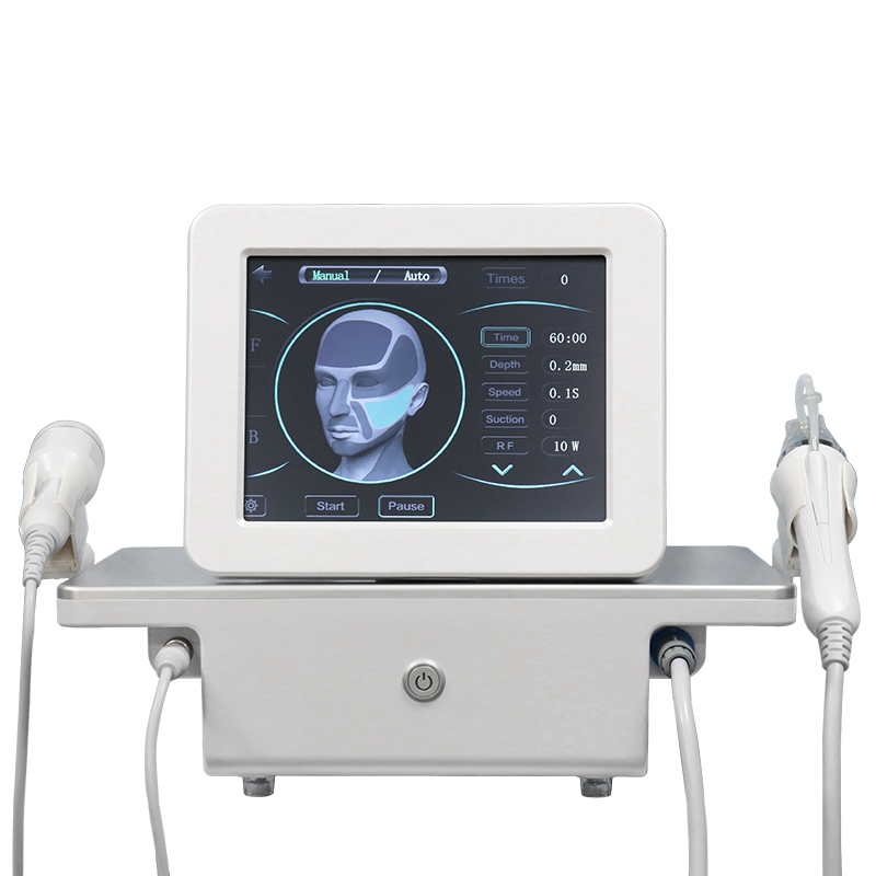 Máquina portátil de rejuvenescimento, microfrequência rf, endurecimento da pele, rejuvenescimento