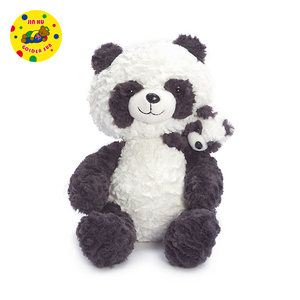 Hot Bán Tùy Chỉnh Chuyên Nghiệp <span class=keywords><strong>Panda</strong></span> Đồ Chơi Sang Trọng Siêu Mềm Ngồi Mẹ Bé Thú Nhồi Bông Món Quà PP Làm Đầy Kinh Doanh Giá - Product Image 1