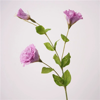 C-022 Fleurs artificielles de Lisianthus et de Gentiane de Prairie, haute qualité, toucher réaliste, hydratantes, pour la décoration d'événements