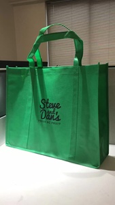 Non-woven bags/<b>tote</b> bags with bottoms and sides various colors universal packaging screen printing available free logo design - Product Image 2