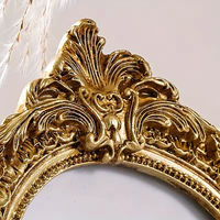 Cadres Photo Dorés Vintage Cadre Photo Décoratif Arche en Dentelle pour Présentoir Décoration de Chambre Maison Décor de Photo de Mariage