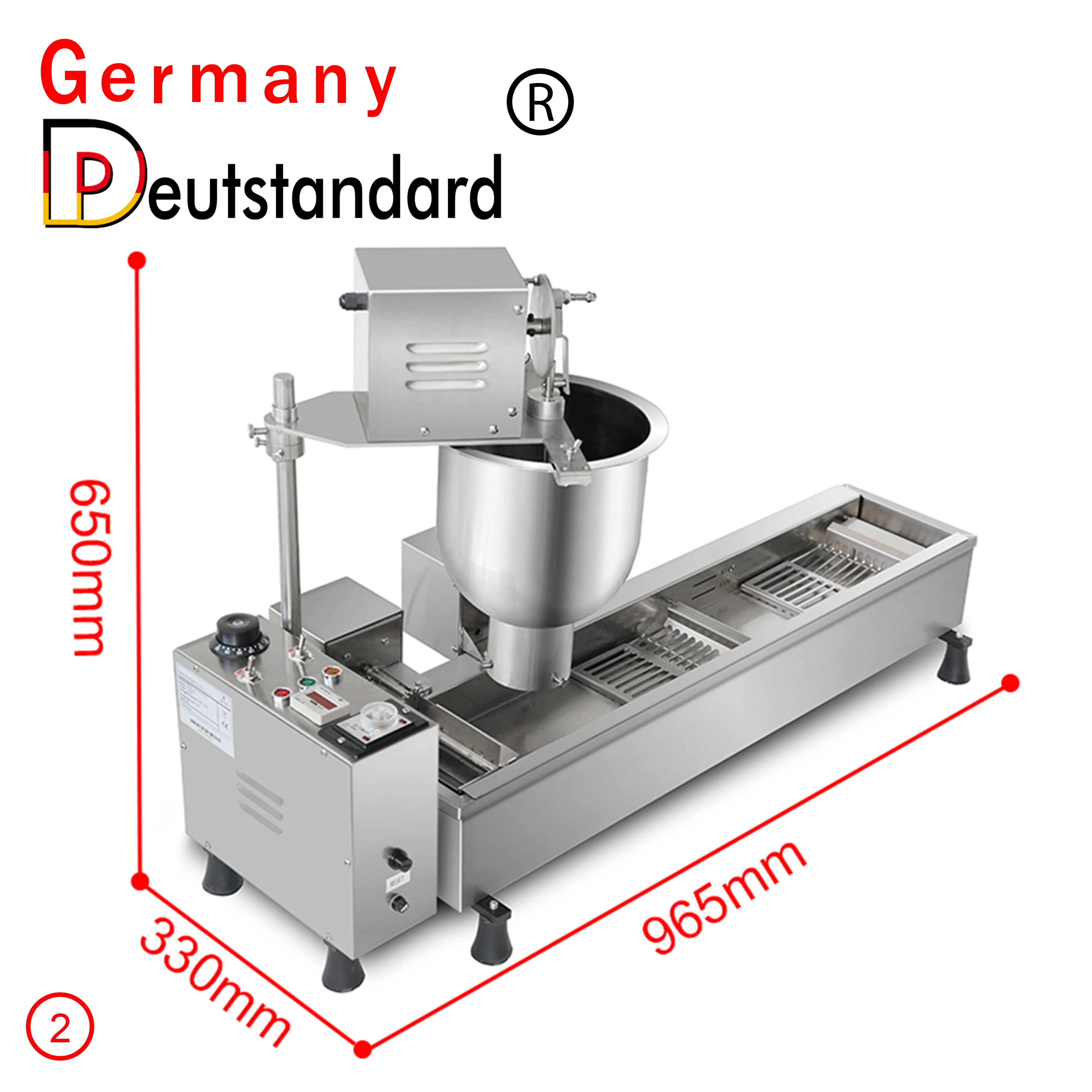 Yeni tasarım mini çörek makinesi kızartma makinesi/donut robot/kek çörek makinesi üretimi için