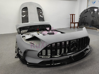 Kit carrosserie en fibre de carbone pour Mercedes Benz Amg GT/GTC/GTS, style Amg GT BS, spoiler avant et arrière, aileron, échappement, capot
