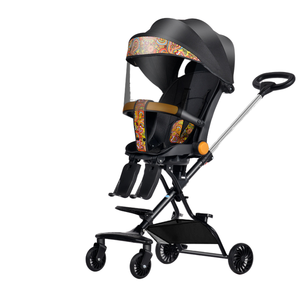 2024 התינוק החדש כלי הליכה קל קיפול קל וסבב רב תכליתי עם צלחת ארוחה רגל 1-6 - Product Image 4