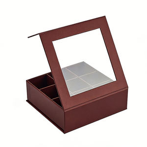 Scatola regalo personalizzata premium per fragole ricoperte di cioccolato con chiusura magnetica, confezione regalo per biscotti e dolciumi - Product Image 3