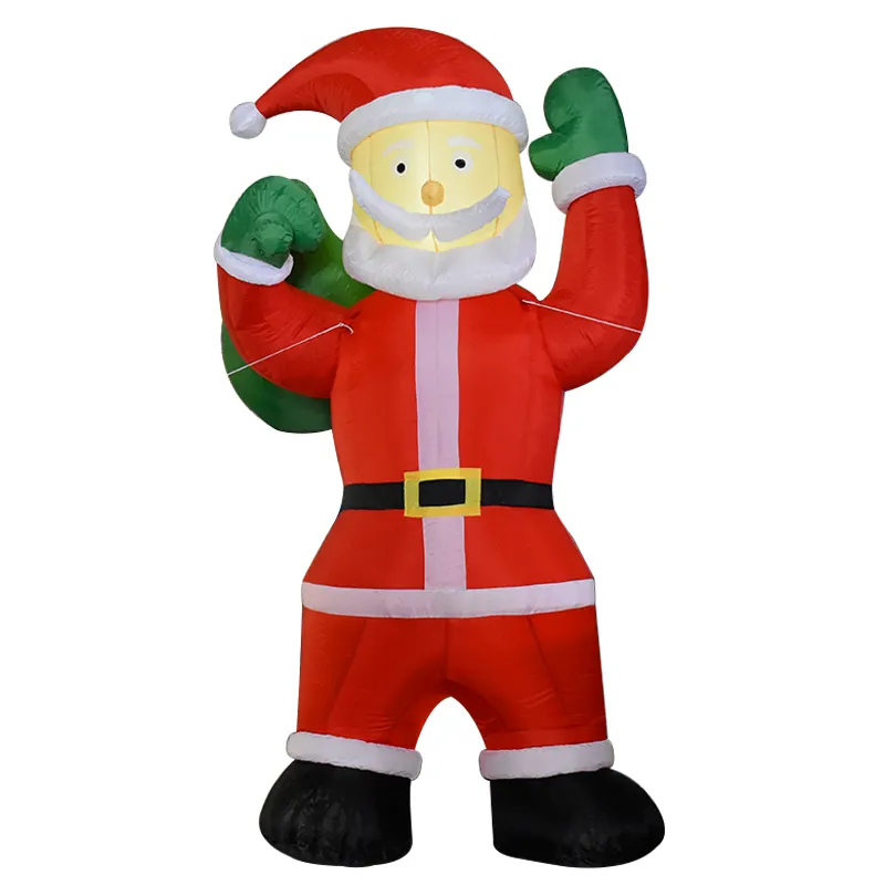 뜨거운 판매 사용자 정의 야외 크리스마스 장식 서 풍선 산타 클로스