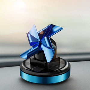 Moderno Adorno Solar para Coche con Aromaterapia, Diseño de Molino de Viento, Fragancia Duradera, Perfume para Consola, No Requiere Electricidad 4 - Product Image 1