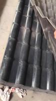 Tejas de Techo Tradicionales Españolas de Resina Sintética ASA PVC, Impermeables y Resistentes al Fuego, de 1050 mm de Ancho, para Casas, Hoteles, Villas y Templos