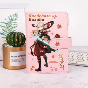 Cuaderno de Anime Genshin Impact con <span class=keywords><strong>Hu</strong></span> <span class=keywords><strong>Tao</strong></span>, Xiao y Qiqi, Periféricos de Dibujos Animados, Cuaderno de Bocetos para Estudiantes, Papelería para Juegos - Product Image 2