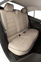 EKR Housses de Siège Auto Sur Mesure Jeu Complet pour Renault Captur 2013 2014 2015 2016 2017 2018 2019 2020 2021 2022