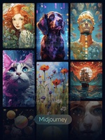 Abonnement Premium Midjourney MJ Exclusif V6 Compte Partagé Service de Dessin