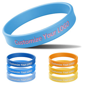 Eco Friendly Nautical Style Promotional <strong>Silicone</strong> Rubber Colorful Adjustable Custom Logo Thin Debossed Screen Printed <strong>Wristband</strong> - Product Image 3