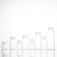 Ampoules en verre pharmaceutique ambré clair bleu de 3 ml, 4 ml, 5 ml, 9 ml, 10 ml, 15 ml, 30 ml pour produits médicaux et cosmétiques