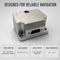 Système de navigation intégré MEMS aidé par GNSS, module de référence d'attitude et de direction haute précision, RS-232 RS-422 CAN, UAV, robot, marine