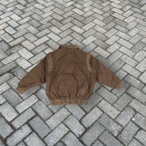 Chaqueta Bomber de Lona de Algodón Personalizada de Alta Calidad, Estilo Vintage, con Bolsillos Laterales, Chaqueta Extra Grande para Hombre - Product Image 4