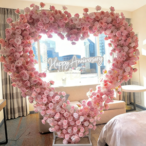 Decorazioni a Cuore Professionali e Moderne per San Valentino e Feste con Supporto, Sfondo Floreale per Matrimoni e <span class=keywords><strong>Bomboniere</strong></span> per Eventi - Product Image 6