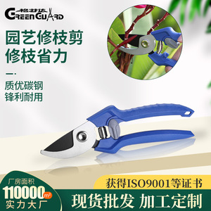 Bypass Pruner Carbon Steel 10 Mm Cutting Capacity Blue Handle For Gardening Horticulture Fruit Tree Pruning - Product Image 5