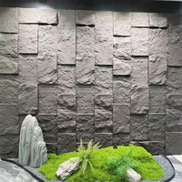 Panneau mural en pierre 3D en PU léger, revêtement en pierre artificielle en polyuréthane, imperméable, ignifuge, panneau mural décoratif