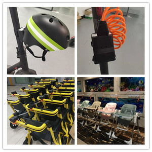 Cochecito de bebé con código qr para estacionamiento de hotel, cable de control de aplicación móvil, cerraduras inteligentes, sistema de intercambio iot, bloqueo de scooter para adultos - Product Image 2