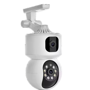 4MP lente dual interior WIFI inalámbrico PTZ Bullet Dome CCTV Cámara inteligente detección humana ICSee aplicación nube memoria tarjeta SD vigilancia - Product Image 5