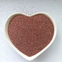 Granat marin naturel haute pureté 80 mesh, abrasif à faible teneur en impuretés pour la découpe au jet d'eau de l'acier inoxydable, du marbre et du verre
