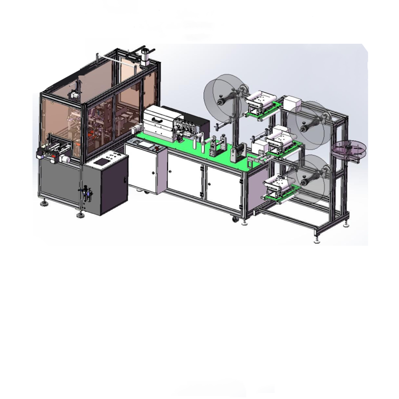 Полностью автоматическая 3 слоя нетканый материал маски для лица Уход за лицом уход за кожей лица маски делая машину производственной линии