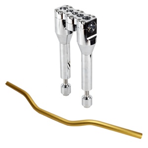 มอเตอร์ไซต์สไตล์คลับ1 "25มม. มือจับ8" + 1 "ไรเซอร์บาร์ตรงแบบยกสำหรับ Harley Softail A Street Bob Sportster - Product Image 1