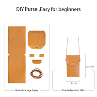 Sac à bandoulière pour téléphone portable fait main VANWOO, personnalisable ODM&OEM, sac à main tendance DIY, jouets à coudre, thème animaux et nature, 7-12 ans