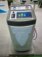 Máquina de Servicio de Aire Acondicionado Automática BIGRHINO con Certificación CE, 220-240V, para Recuperación y Carga de Aire Acondicionado R134A 1234YF, Herramientas para Taller de Vehículos