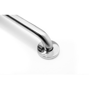 Pasamanos de Acero Inoxidable Polaco de Alta Calidad para Discapacitados, Uso en Hospitales y Baños, 24 Pulgadas de Largo, Certificado ADA, Diseño Antideslizante - Product Image 5
