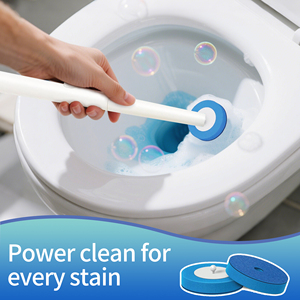 <span class=keywords><strong>Brosse</strong></span> de toilette jetable ronde à usage pratique, blanche, style simple, ensemble de brosses de nettoyage <span class=keywords><strong>brosse</strong></span> de toilette murale - Product Image 2