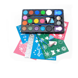 Kit <span class=keywords><strong>de</strong></span> <span class=keywords><strong>Pintura</strong></span> Facial a Base <span class=keywords><strong>de</strong></span> Agua No Tóxica para Halloween, Venta al Por Mayor OEM, <span class=keywords><strong>Pintura</strong></span> Corporal Vegana <span class=keywords><strong>de</strong></span> Larga Duración para Disfraces Infantiles - Product Image 6