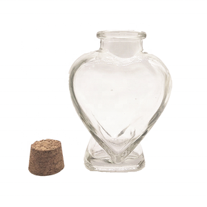 <span class=keywords><strong>Mini</strong></span> Pedestal Hình Trái Tim Cưới Trang Trí Lọ Kẹo Thủy Tinh Với Nắp Kim Loại - Product Image 5