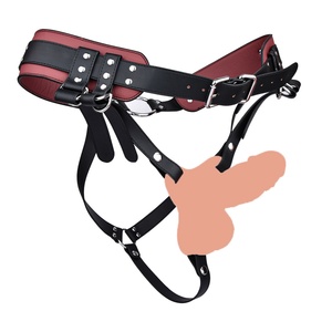 4-size Adjustable Waist Leather Harness Couples Pleasure Sex <b>Toys</b> Underwear Straps <b>for</b> Women <b>Men</b> Role Play Flexible Belt - Product Image 1