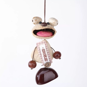 Wholesale DIY Natural Fruit Shell Pendant Handcrafted Doll Hanging Charm For Gift And Home Decoration - Product Image 1