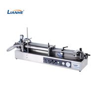 Machine de remplissage semi-automatique de shampoing et de détergent, remplisseuse horizontale haute précision pour liquides