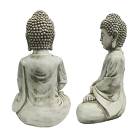 Statue de bouddha en résine, Figurine Antique, décoration de la maison, H:38cm